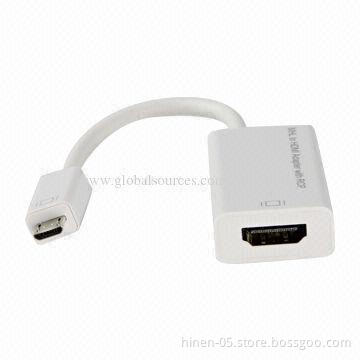 MHL to HDMI adapter with RCP, support up to 75 MHZ pixel clock rate(8-bit 720p 60Hz or 1080p 30Hz)